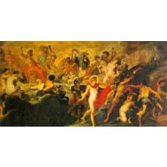 The Council of the Gods Painting Reproduction
