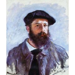 Self Portrait with a Beret Painting Reproduction