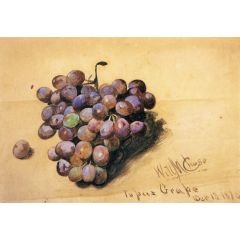 Topaz Grapes Painting Reproduction