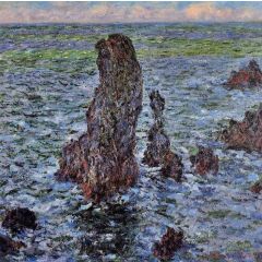 The ’Pyramids’ at Port-Coton Painting Reproduction