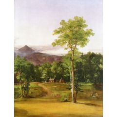 Cabin in the Woods, North Conway, New Hampshire Painting Reproduction