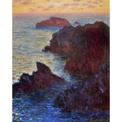 Rocky Point at Port-Goulphar Painting Reproduction