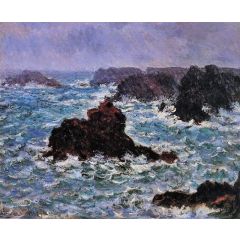 Belle-Ile, Rain Effect Painting Reproduction