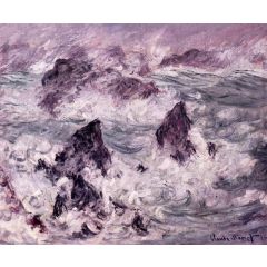 Storm at Belle-Ile Painting Reproduction