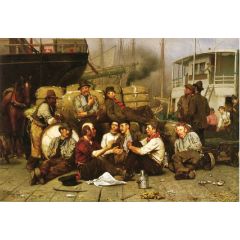 The Longshoremen’s Noon Painting Reproduction
