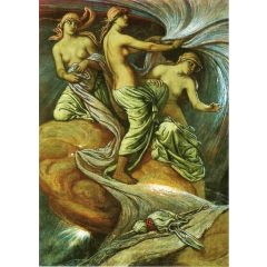 The Fates Gathering in the Stars Painting Reproduction