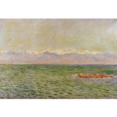 The Sea and the Alps, also known as The Mediterranean at Antibes Painting Reproduction