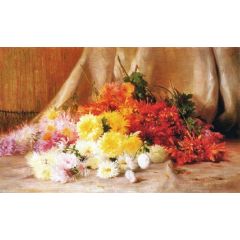 Chrysanthemums Painting Reproduction