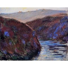 Valley of the Creuse, Evening Effect Painting Reproduction