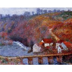 The Grande Creuse by the Bridge at Vervy Painting Reproduction