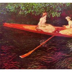 Boating on the River Epte Painting Reproduction