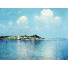 On Long Island Sound near Shelter Island Painting Reproduction