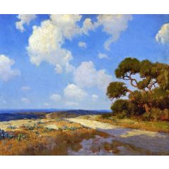Hill Country Lane Painting Reproduction