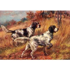 American Llewelyns on Point Painting Reproduction