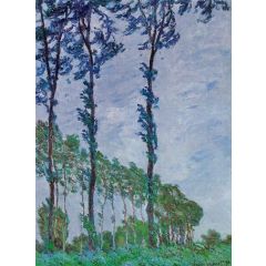 Poplars, Wind Effect Painting Reproduction
