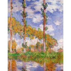 Three Trees in Summer Painting Reproduction