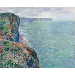 The Sea View of Cliffs Painting Reproduction