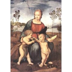 Madonna del Cardellino Painting Reproduction