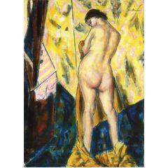 Standing Female Nude Painting Reproduction