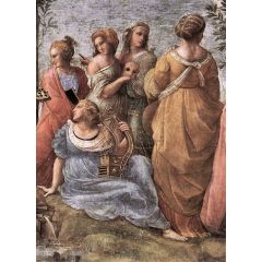 The Parnassus, detail 3, Stanza della Segnatura Painting Reproduction