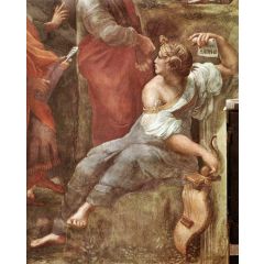 The Parnassus, detail 5, Stanza della Segnatura Painting Reproduction
