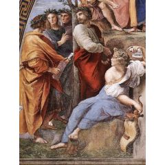 The Parnassus, detail 11, Stanza della Segnatura Painting Reproduction