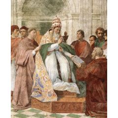 Gregory IX Approving the Decretals, Stanza della Segnatura Painting Reproduction