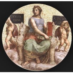 Philosophy, ceiling tondo, Stanza della Segnatura Painting Reproduction