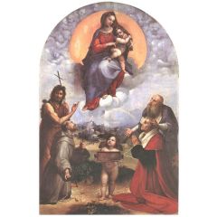 The Madonna of Foligno Painting Reproduction