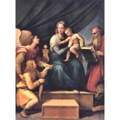 Madonna with the Fish Painting Reproduction