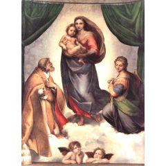 The Sistine Madonna Painting Reproduction