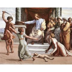 The Judgment of Solomon, Loggia on the second floor, Palazzi Pontifici, Vatican Painting Reproduction