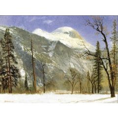 Winter in Yosemite Valley Painting Reproduction