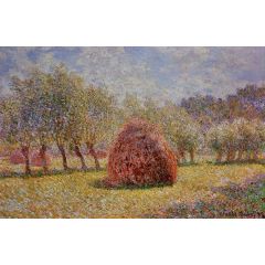 Haystacks at Giverny Painting Reproduction