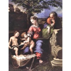 Holy Family below the Oak Painting Reproduction