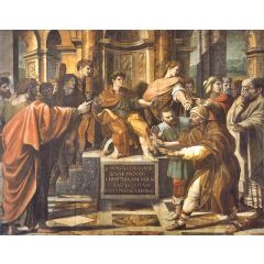 St Paul before the Proconsul Painting Reproduction