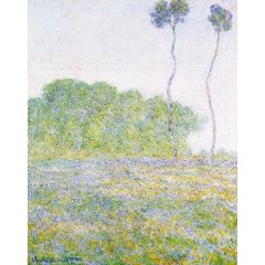 A Meadow at Giverny Painting Reproduction