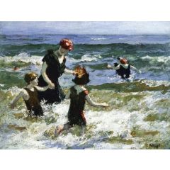 A Timid Bather Painting Reproduction