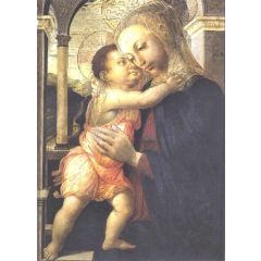 Madonna and Child, Madonna della Loggia Painting Reproduction