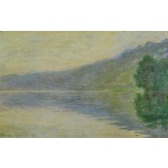 The Seine at Port-Villez, Harmony in Blue Painting Reproduction