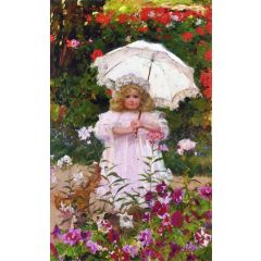 Portrait of Berthe Helene MacMonnies Painting Reproduction