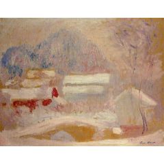 Norwegian Landscape, Sandviken Painting Reproduction