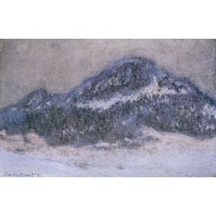 Mount Kolsaas in Misty Weather Painting Reproduction