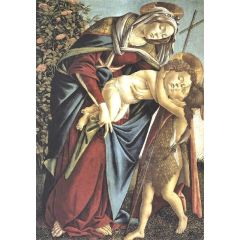 Madonna and Child and the Young St John the Baptist Painting Reproduction