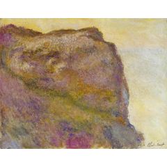 On the Cliff at Petit Ailly Painting Reproduction