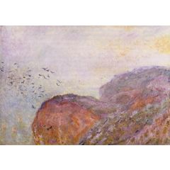 A Cliff near Dieppe Painting Reproduction