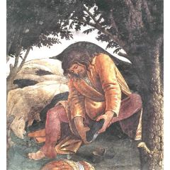 The Trials and Calling of Moses, detail 4 Painting Reproduction