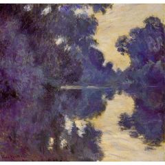 Morning on the Seine Painting Reproduction