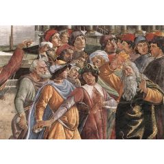 The Punishment of Korah and the Stoning of Moses and Aaron, detail 5 Painting Reproduction