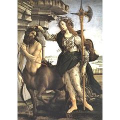 Pallas and the Centaur Painting Reproduction